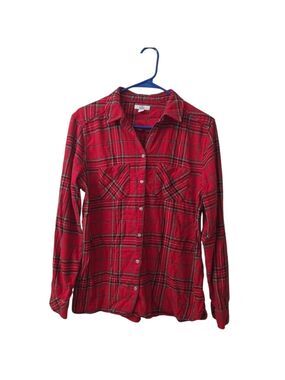 Croft & Barrow Red Plaid Shirt